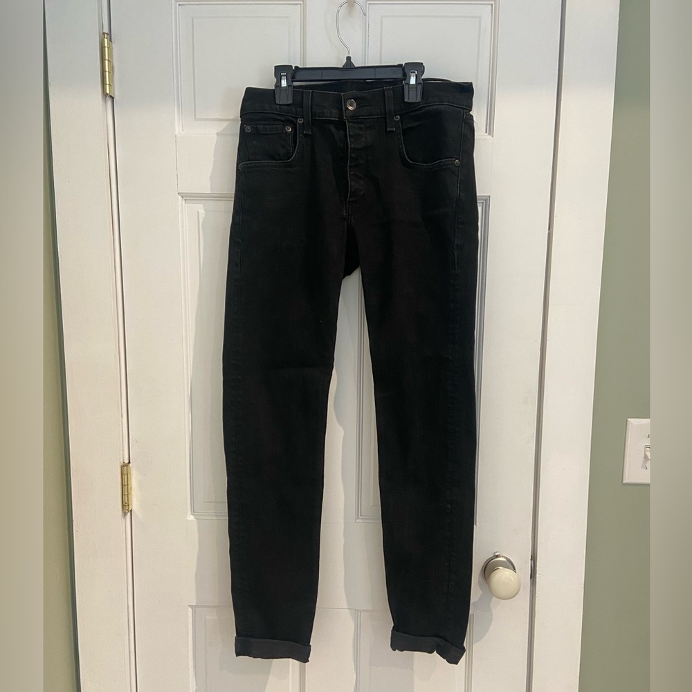 Men’s Rag & Bone Black Stretch Jeans size 34
